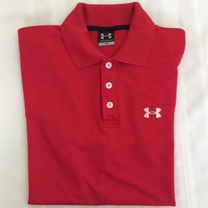 Mens Under Armour Size S Short Sleeve Polo Shirt